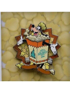 Disney Mickey's Not So Scary Halloween Party Goofy Popcorn Box LE 5450 Pin (C7)